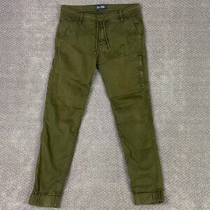 DU/ER N2X Slim Fit Joggers Pants Men's 32 x 29 Army  Green N2X04 No Sweat